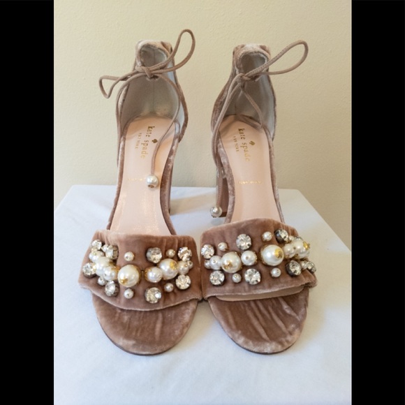 NWT Kate Spade Iverna Bejeweled Sandals - Picture 3 of 6